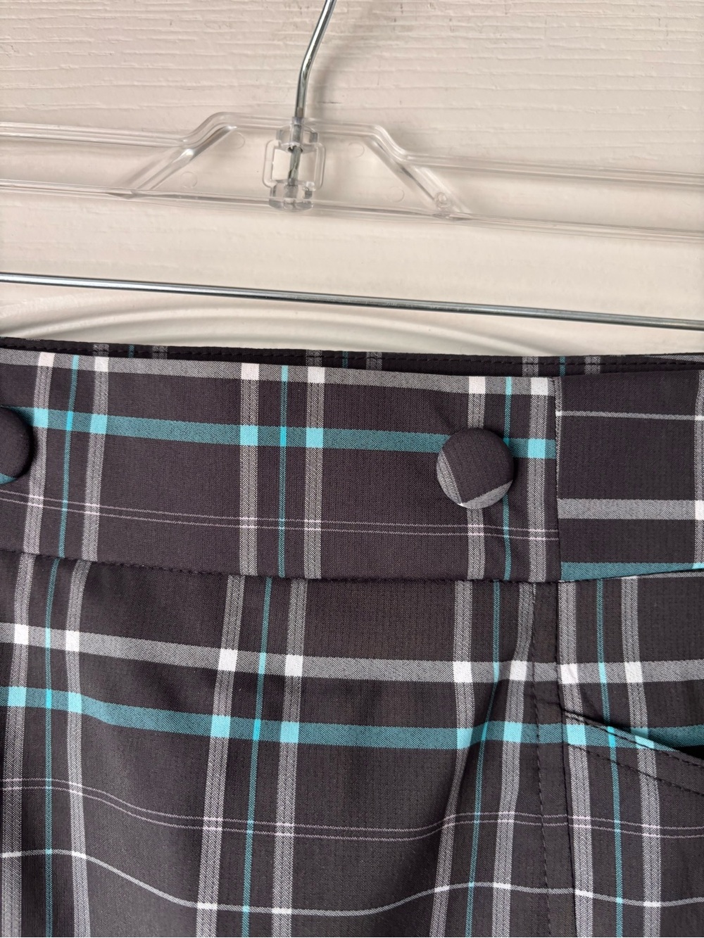 Oakley Palm Skirt Athletic Skort plaid women’s size 6 built in shorts sporty - Picture 4 of 10